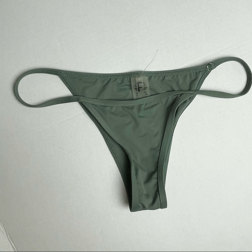 NWT Lulu’s Green Bikini Swim Bottom Swimsuit Small